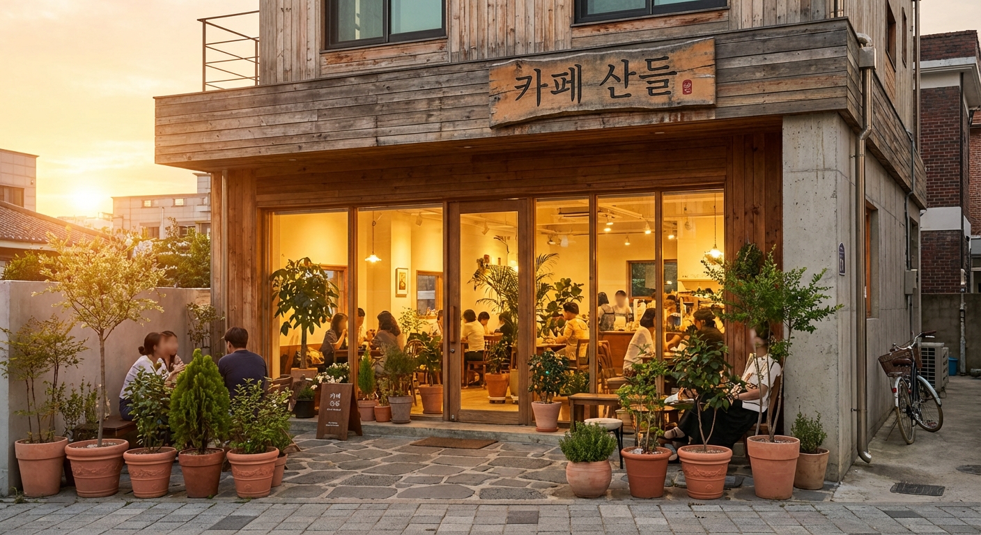 카페 온도 1층 좌석 공간